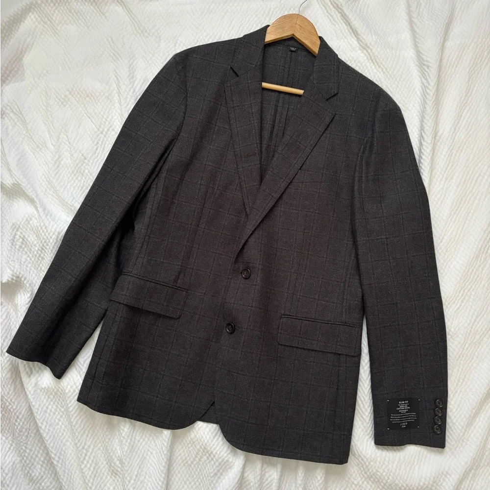 J. Crew Ludlow Slim-fit cotton-wool blend Blazer